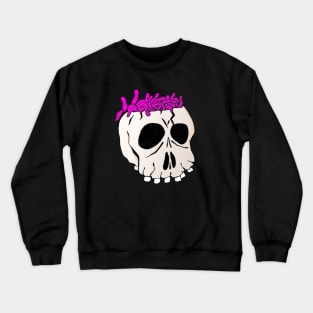 Skull with Worms Crewneck Sweatshirt